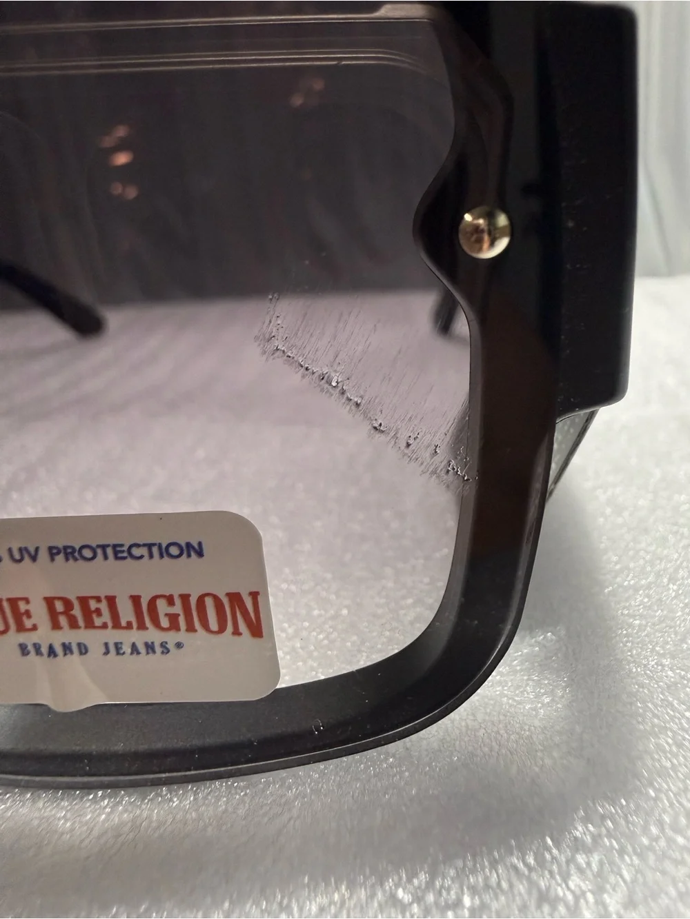 True Religion Oversized Square Shield Sunglasses